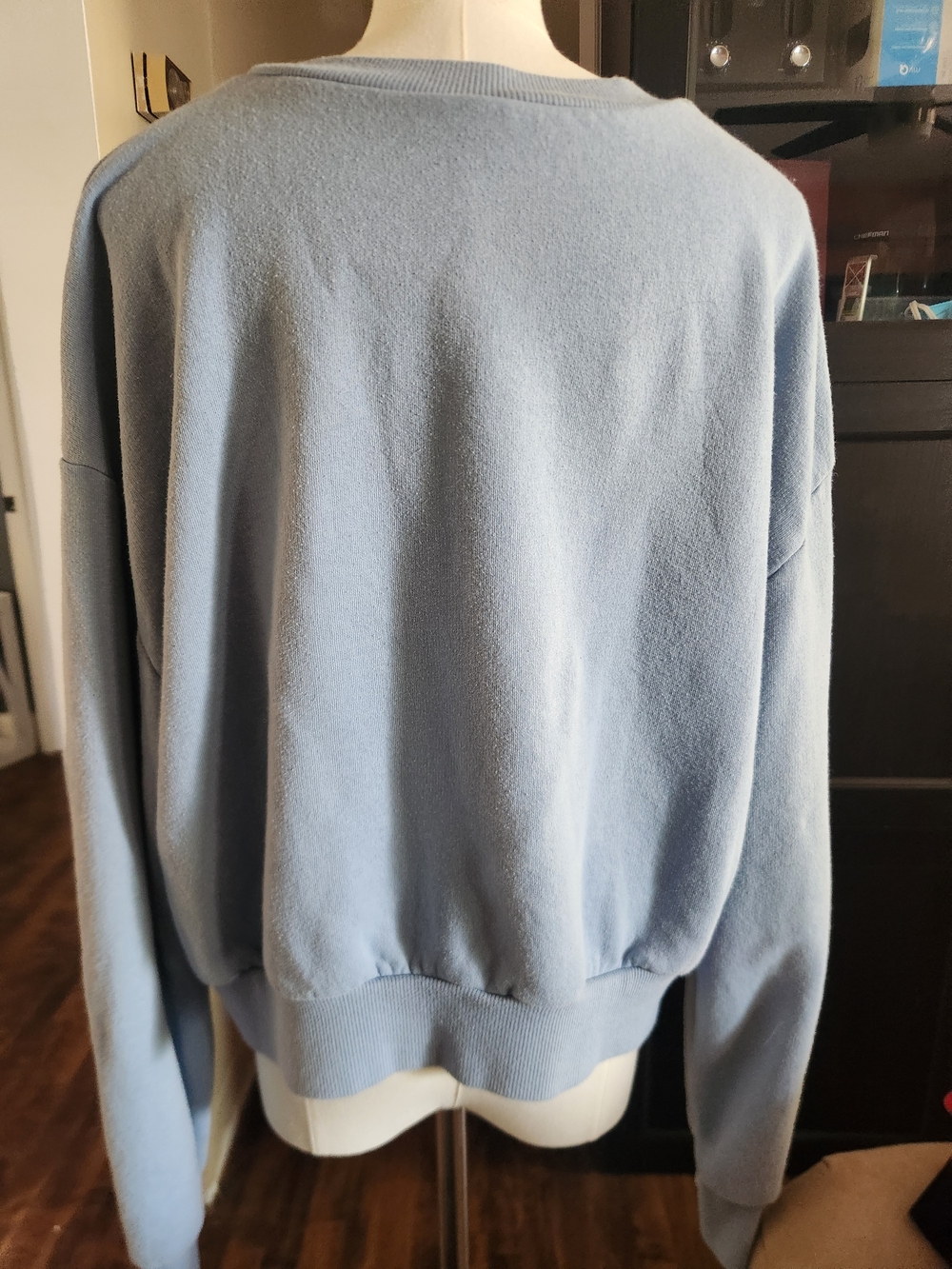 wild fable Light Blue Relaxed Pullover Sweatshirt - Picture 2 of 4